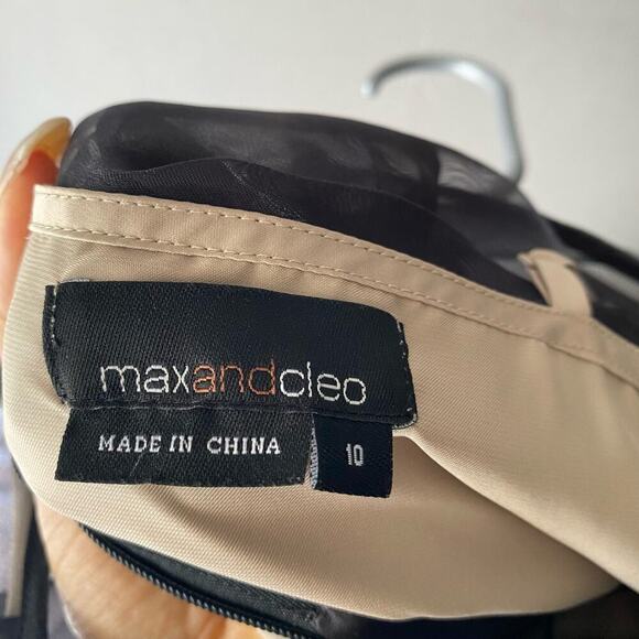 Max and Cleo sz 10 sheer cocktail‎ formal dress - Picture 9 of 9